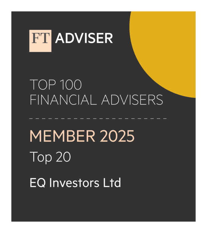 FT Adviser — Top 100 Financial Advisers, Member 2025, Top 20 — EQ Investors Ltd